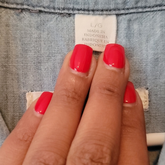 NWOT Levi's Light Blue Denim Short Sleeve Shorts Romper - Picture 5 of 6